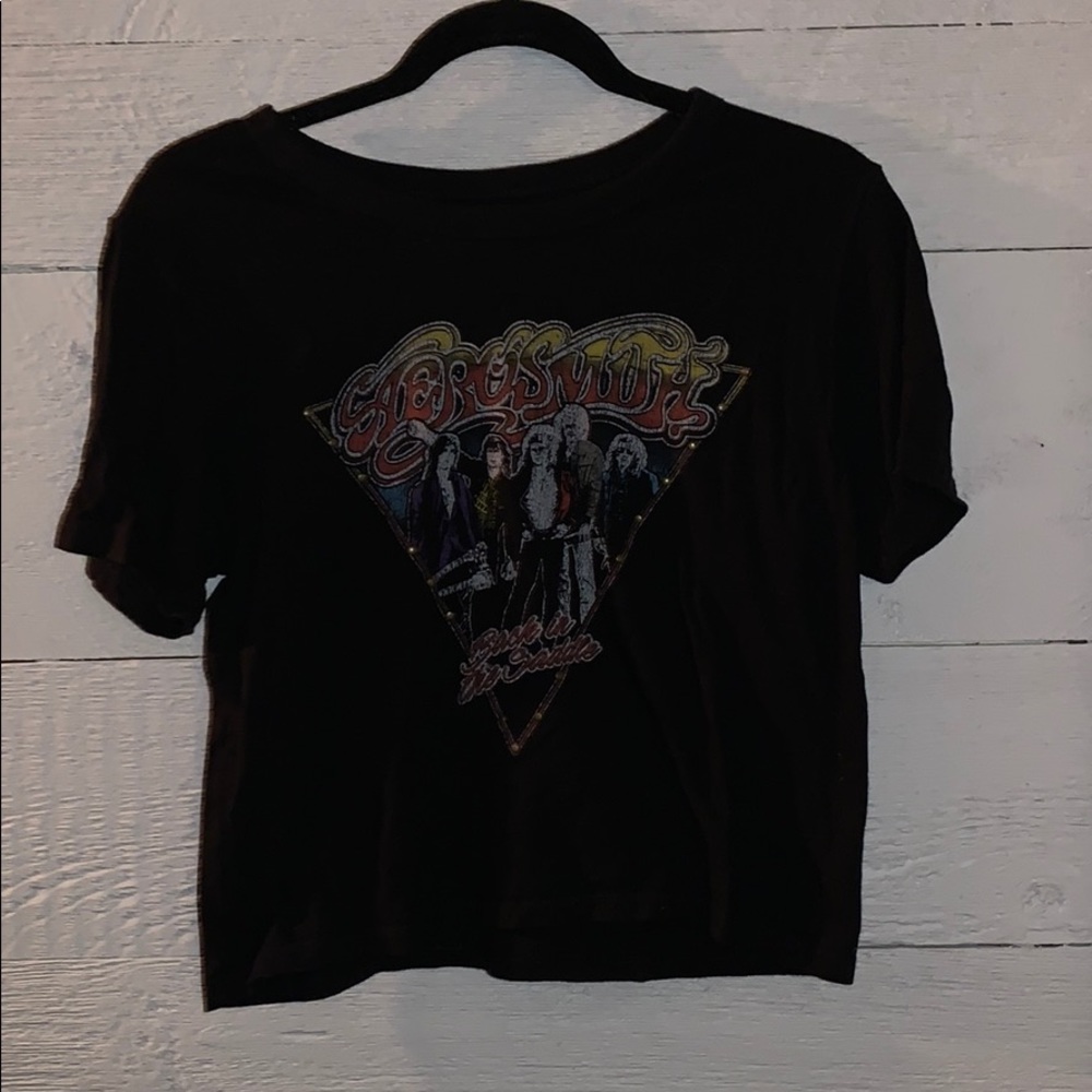 Aerosmith Vintage Crop Top